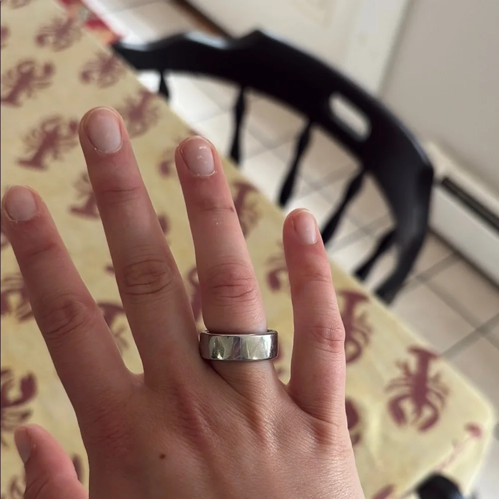 Oura ring Gen 3 horizon silver size 7
